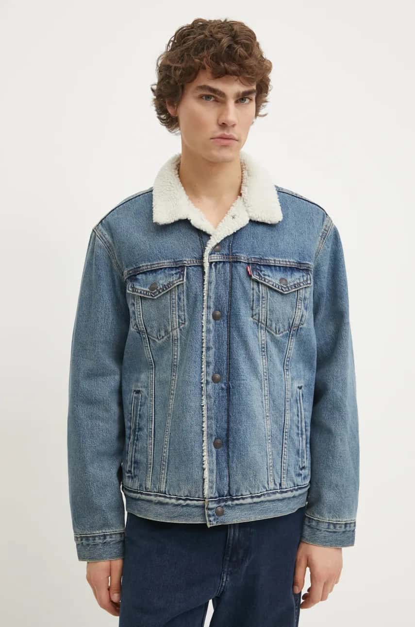 Levi's - Rifľová bunda 16365.0128-MedIndigoW,