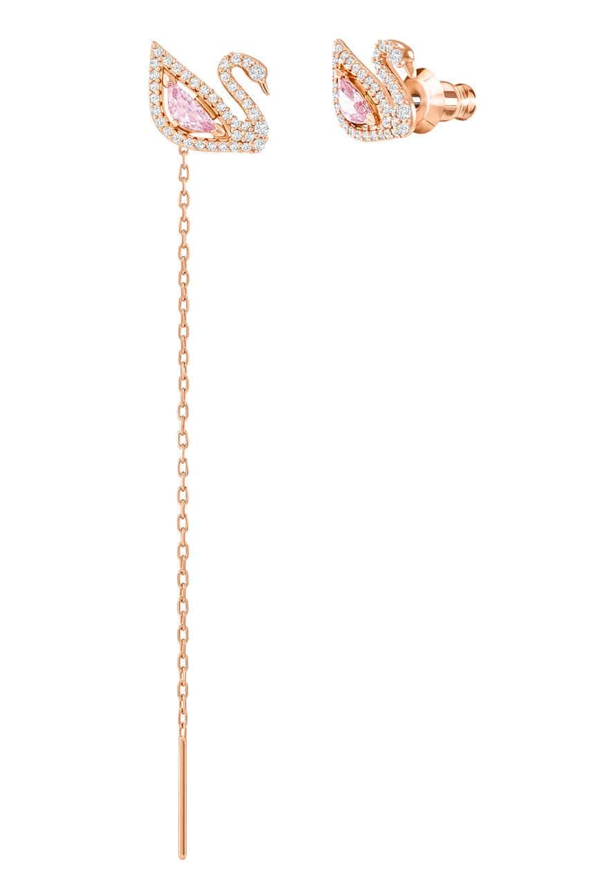 Swarovski - Náušnice DAZZLING SWAN