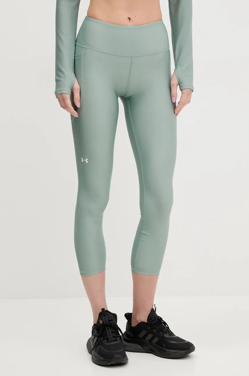 Tréningové legíny Under Armour HG Armour HiRise čierna farba, jednofarebné, 1365335