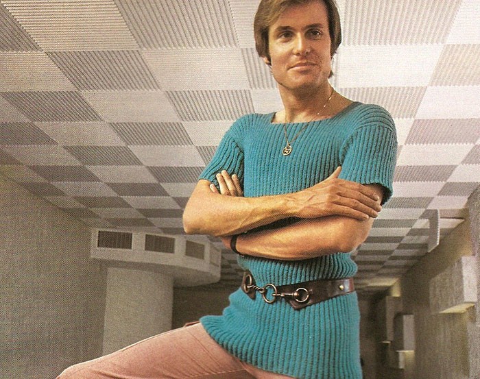 Reklama zo 70.rokov na pánske tyrkysové tričko