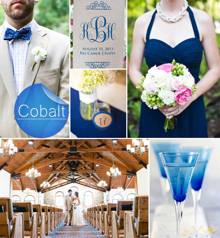 Farebná svadba jeseňzima 20142015 v odtieni Bright Cobalt