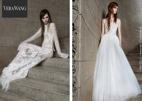 Svadobné šaty z novej kolekcie módnej návrhárky Vera Wang 