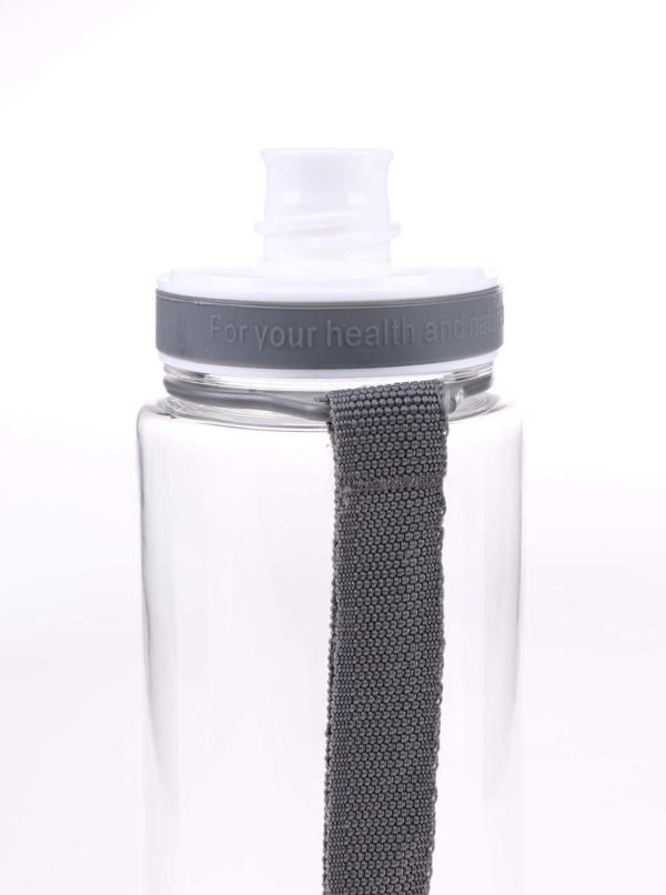 Plastová fľaša s biely uzáverom EQUA (600 ml)