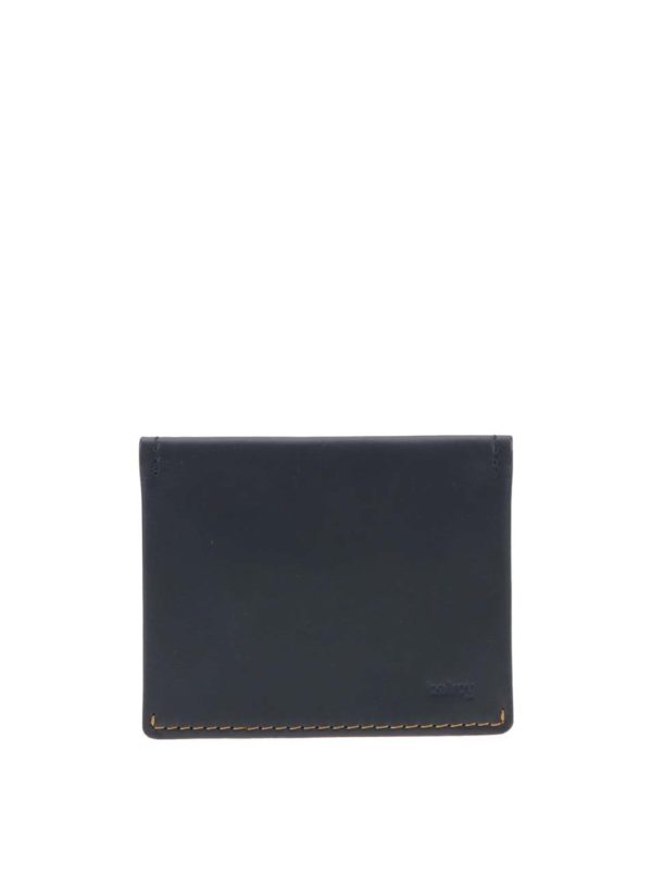 Tmavomodrá kožená peňaženka Bellroy Slim Sleeve