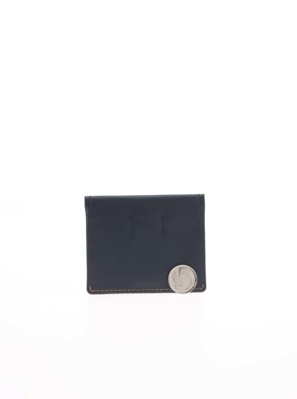 Tmavomodrá kožená peňaženka Bellroy Slim Sleeve