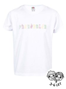 Biele detské tričko ZOOT Kids Předškolák