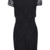 Čierne šaty s čipkou Lipstick Boutique Lucinda