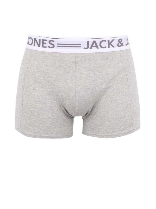 Sivé boxerky Jack & Jones Sense