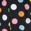 Čierne trenírky s farebnými bodkami Happy Socks Big Dots