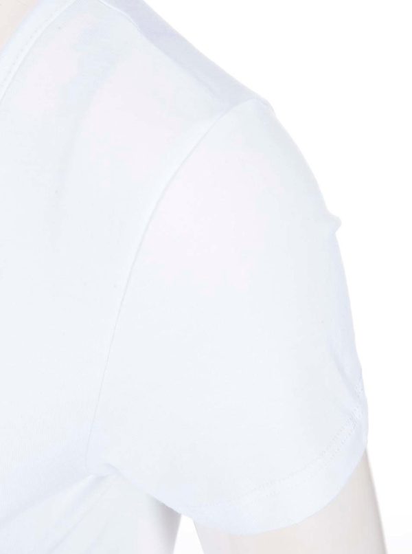 Biele basic tričko s okrúhlym výstrihom VERO MODA Maxi My