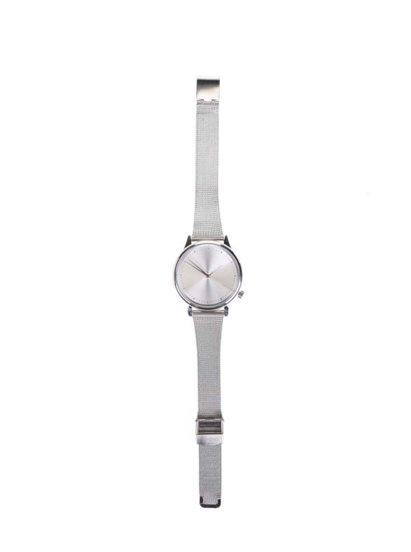 Dámske hodinky v striebornej farbe s kovovým remienkom Komono Estelle Royale
