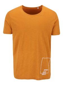 "Dobré" oranžové pánske tričko pre Jeden Svět