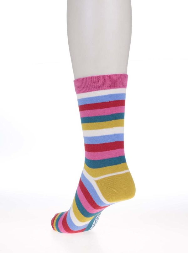 Sada šiestich dámskych pruhovaných ponožiek Oddsocks Stripes
