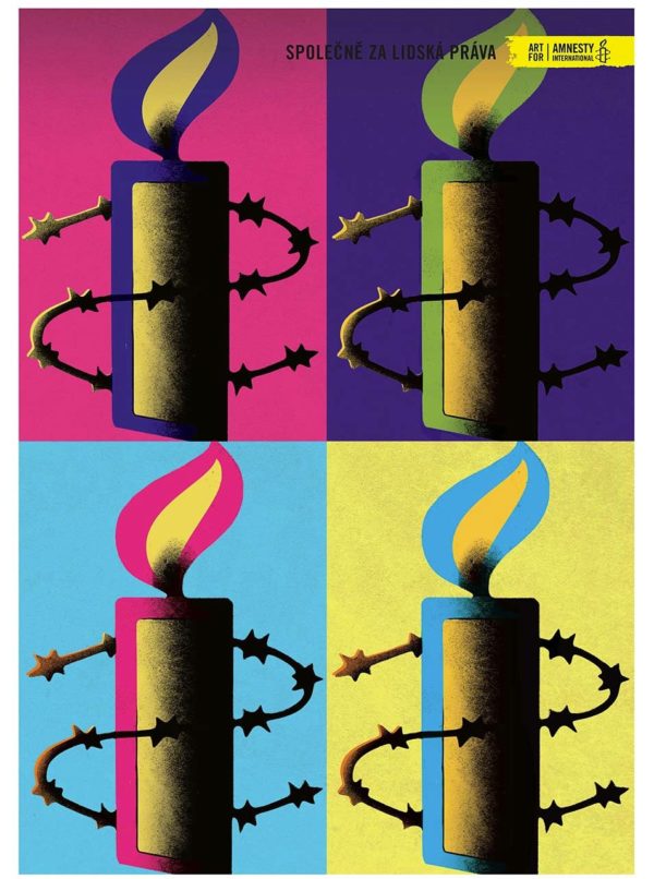 „Dobrý“ plagát Warhol pre Amnesty International
