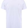 Kolekcia dvoch bielych basic tričiek s okrúhlym výstrihom GANT