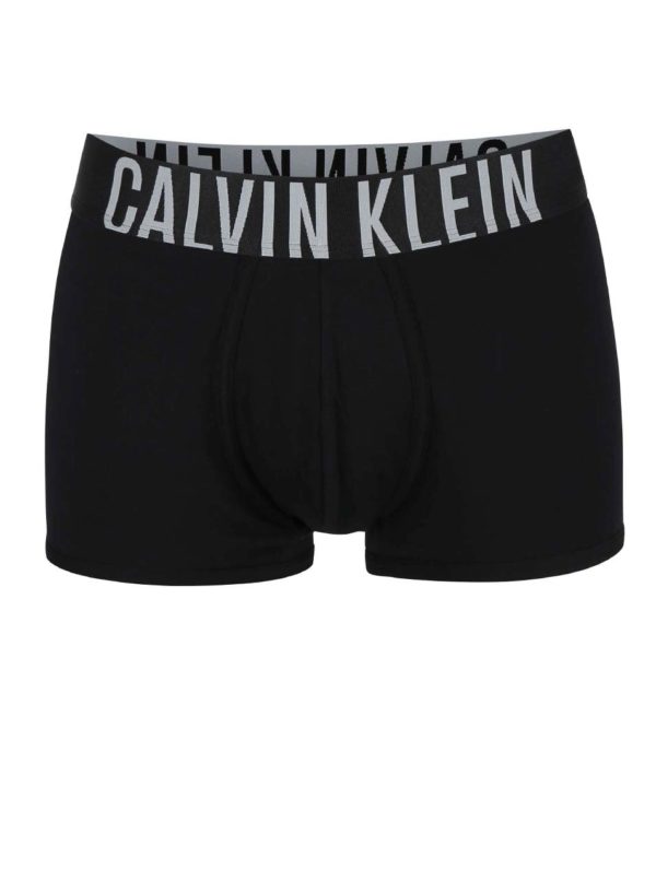 Čierne kratšie boxerky so širokým pásom Calvin Klein