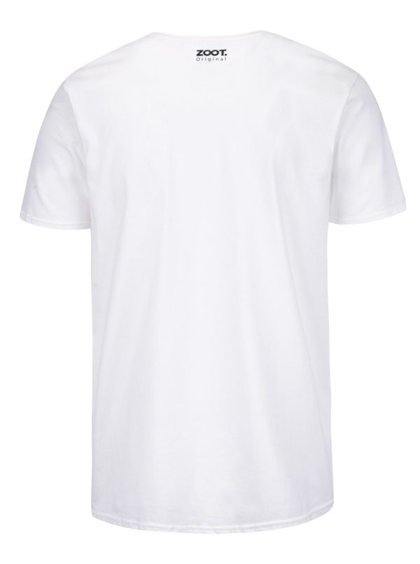 Biele pánske tričko s potlačou ZOOT Originál Naj tato