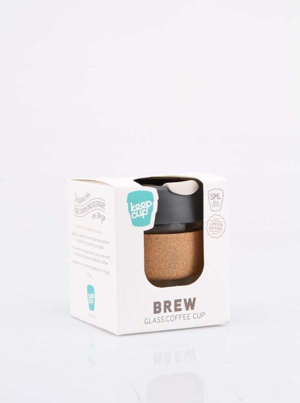 Dizajnový cestovný sklenený hrnček KeepCup Brew Press Small
