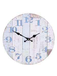 Modro-krémové vintage hodiny Dakls