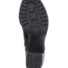 Čierne kožené členkové topánky na podpätku Vagabond Grace