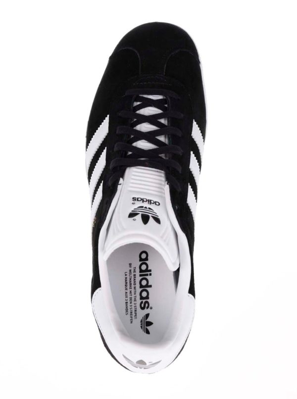 Čierne pánske semišové tenisky adidas Originals Gazelle