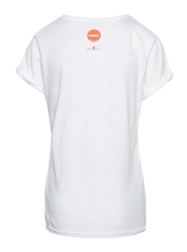 "Dobré" biele dámske tričko pre Zažít město jinak