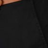 Čierne slim chino nohavice s hnedým opaskom Selected Homme Hyard
