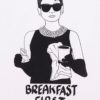 Biele dámske tričko ZOOT Originál Raňajky u Tiffanyho