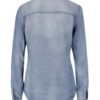 Modrá rifľová košeľa s dlhým rukávom VILA Bista
