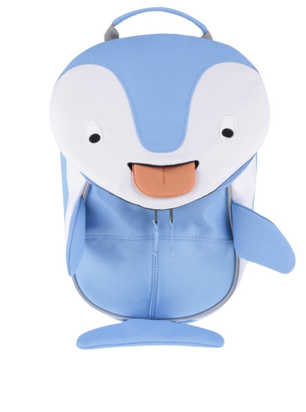 Bielo-modrý batoh v tvare delfína Affenzahn