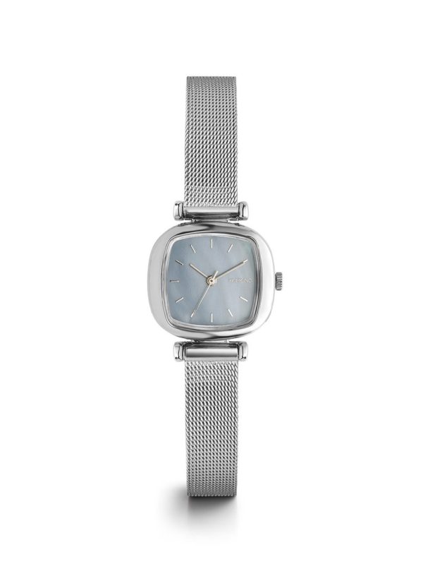Dámske hodinky v striebornej farbe s nerezovým remienkom Komono Moneypenny Royale