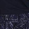 Tmavomodré minišaty s flitrovanou sukňou AX Paris
