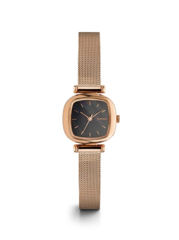Dámske hodinky v zlatoružovej farbe s nerezovým remienkom Komono Moneypenny Royale