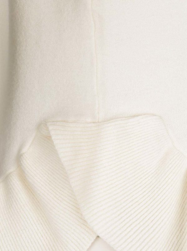 Krémový sveter s nariaseným lemom VERO MODA Annika
