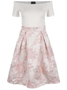 Krémovo-ružové šaty AX Paris