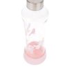 Sklenená fľaša s motívom kvetov EQUA Monstera (550 ml)