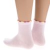 Sada troch párov dievčenských ponožiek v bielej a ružovej farbe 5.10.15