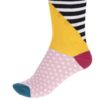 Súprava troch farebných dámskych ponožiek Oddsocks Adele