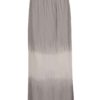 Ružovo-sivá dlhá plisovaná sukňa Pietro Filipi