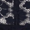Tmavomodré čipkované šaty s prestrihmi na ramenách AX Paris