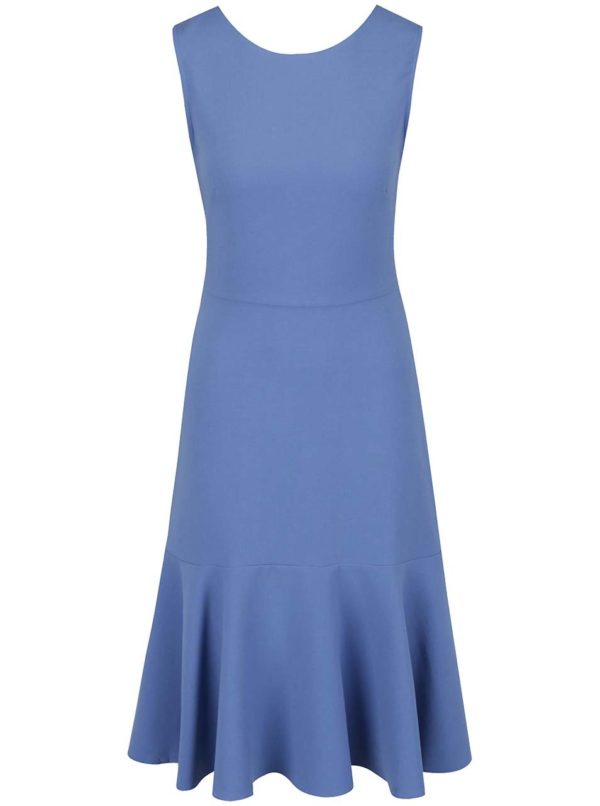 Modré šaty bez rukávov Closet