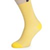 Sivo-žlté pruhované unisex ponožky V páru