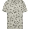 Béžová vzorovaná košeľa s krátkym rukávom Burton Menswear London