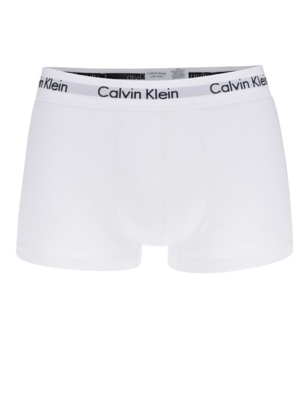 Súprava troch boxeriek v bielej, červenej a modrej farbe Calvin Klein Underwear