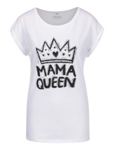 Biele dámske tričko ZOOT Originál Mama queen