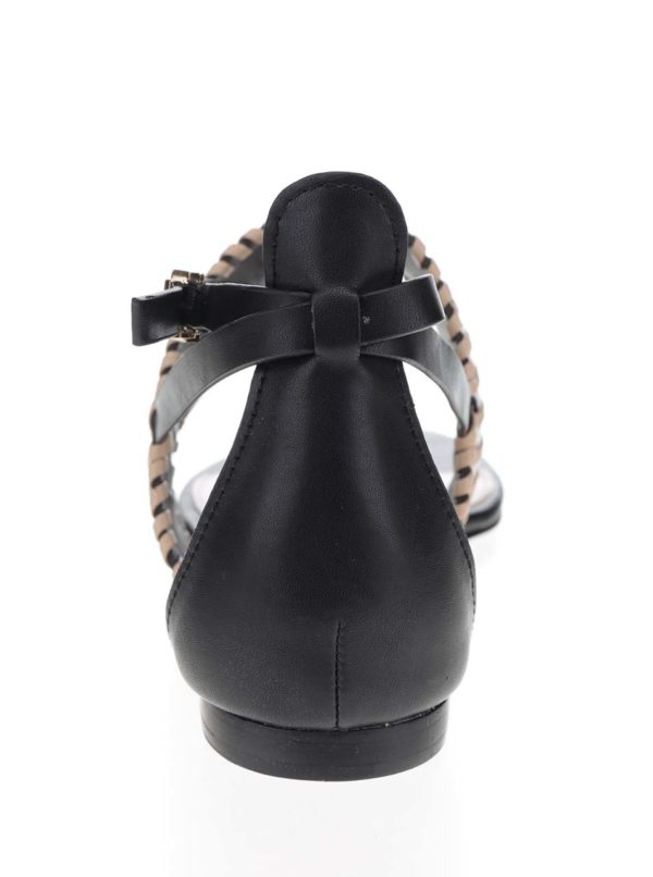 Čierne dámske sandále ALDO Nadya