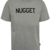 Sivé pánske tričko s potlačou NUGGET Logo