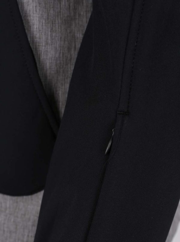 Čierno-sivá dámska softshellová bunda s kapucňou NUGGET Parity