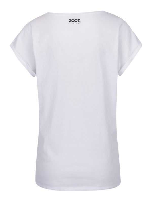 Biele dámske tričko s krátkym rukávom ZOOT Originál Breakfast club