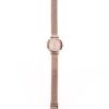 Dámske hodinky v ružovozlatej farbe s nerezovým remienkom Komono Moneypenny Royale Silver